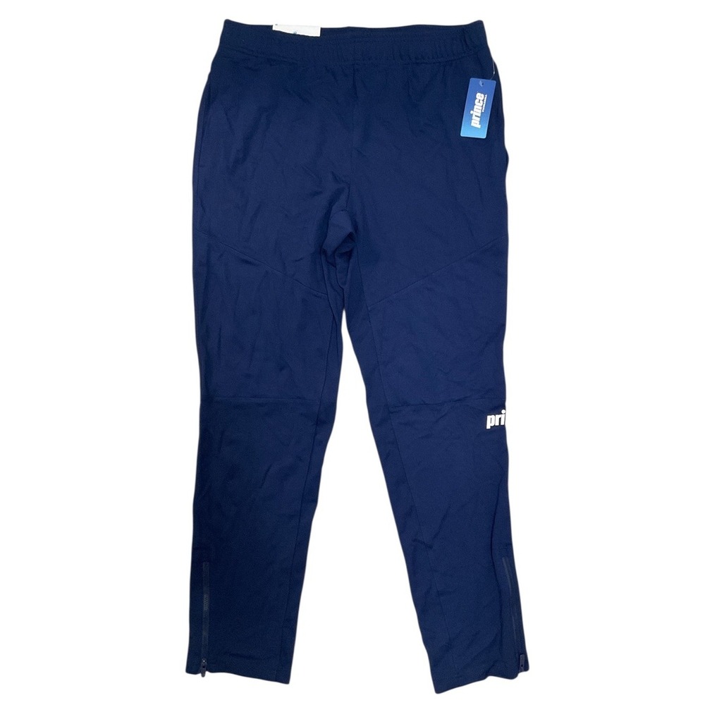 NWT Prince Pickleball Athletic Pants Men's XXL Navy Blue Ankle Zip
